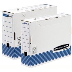 BANKERS BOX SYSTEM boîte d'archives, (L)100mm, bleu