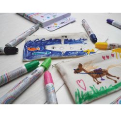 Marqueurs textiles medium 'Junior', set de 12