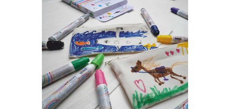 Marqueurs textiles medium 'Junior', set de 12