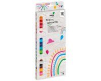 Marqueurs textiles medium 'Junior', set de 18