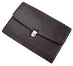 Porte-documents 'UDINE', cuir, noir