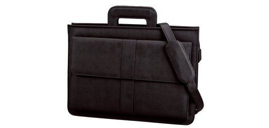 Porte-documents 'AVERSA', similicuir, noir