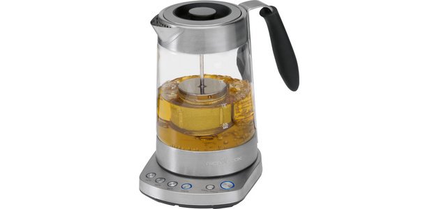 Bouilloire et théière PC-WKS 1020 G, inox/noir