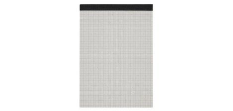 A5 'Recycling' Notepad, 5 mm grid