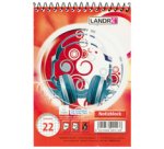 bloc-notes à spirale, A6, 40 feuilles, ligné