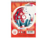 bloc-notes à spirale, A6, 40 feuilles lignées