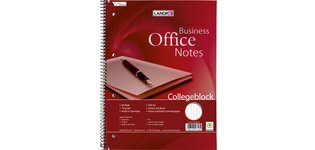 Cahier 'Business Office Notes', format A5, quadrillé