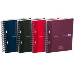 Cuaderno espiral Oxford Office Essentials European Book 14,8 x 21 cm 5 x 5 mm 100 HOJAS