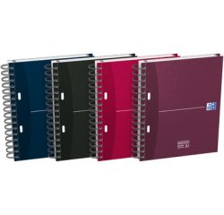 Cahier spirale Oxford Office Essentials European Book 14,8 x 21 cm 5 x 5 mm 200 pages