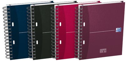 Cahier spirale Oxford Office Essentials European Book 14,8 x 21 cm 5 x 5 mm 200 pages