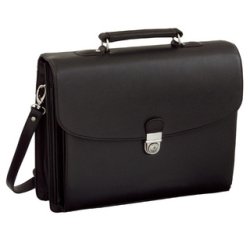 Porte-documents 'FORTE', similicuir, noir