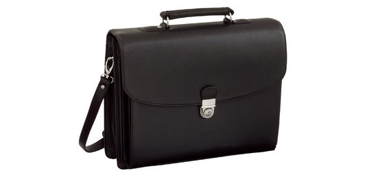 Porte-documents 'FORTE', similicuir, noir