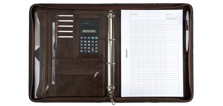 Serviette classeur 'MASSA', A4, similicuir