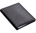 Serviette classeur 'BENACO', A5, similicuir, noir