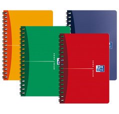 Spiraalschrift Office 110 x 170 mm 180 pagina's geruit