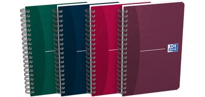 Office Carnet à reliure spirale, 110 x 170 mm 180 pages quadrillé