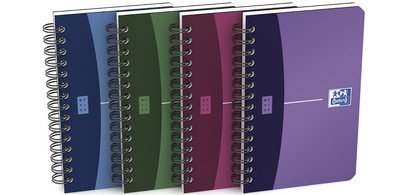 Office Carnet reliure spirale, 90 x 140 mm, 90 feuilles quadrillé