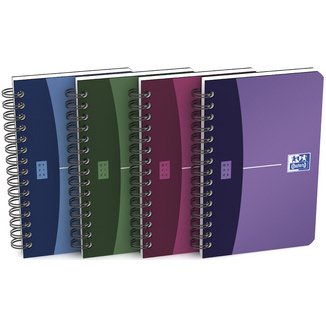 Office Carnet reliure spirale, 90 x 140 mm, 90 feuilles quadrillé