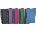 Cahier spirale Oxford Urban Mix 14,8 x 21 cm petits carreaux 100 pages