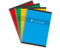 CONQUERANT SEPT Spiral Notebook, 240 x 320 mm Seyès
