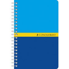 CONQUERANT SEPT Carnet reliure intégrale, 90 x 140 mm quadrillé 180 pages