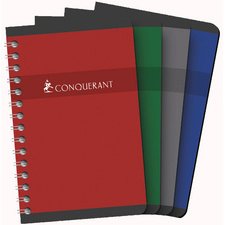 CONQUERANT SEPT Carnet reliure intégrale, 90 x 140 mm quadrillé 180 pages