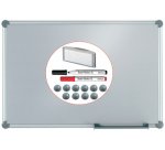 Tableau mural Blanc 2000 pro, kit complet 'argent'