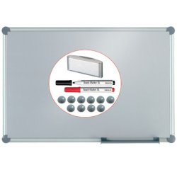 Tableau mural Blanc 2000 pro, kit complet 'argent'