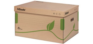 Container d'archives à couvercle ECO, marron