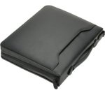 Serviette classeur 'AREZZO', A4, cuir, noir
