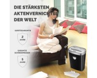 Fellowes 53c aktenvernichter kreuzschreddern 22 cm schwarz
