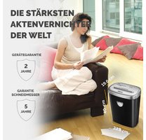 Fellowes 53c paper shredder cross shredding 22 cm black