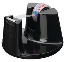 Dévidoir de bureau Easy Cut Compact, équipé, noir