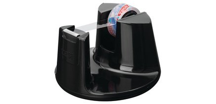 Dévidoir de bureau Easy Cut Compact, équipé, noir