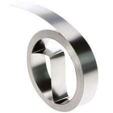 DYMO Ruban en acier inoxydable, 12 mm x 6,4 m