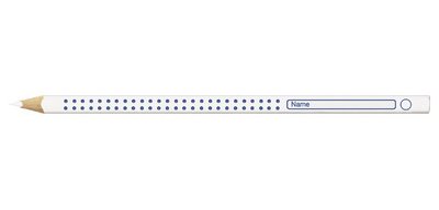 FABER-CASTELL Crayon pour cahier et tableau GRIP blanc