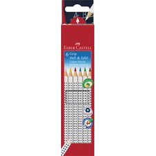 FABER-CASTELL Crayon pour cahier et tableau GRIP, étui