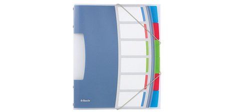 Trieur VIVIDA, A4, PP, 6 touches, multicolore
