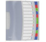 Trieur VIVIDA, A4, PP, 12 touches, multicolore