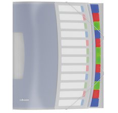 Trieur VIVIDA, A4, PP, 12 touches, multicolore