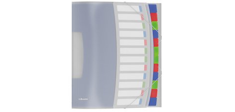 Trieur VIVIDA, A4, PP, 12 touches, multicolore