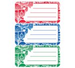 Etiquettes pour livres 'Social Icons', 76 x 35 mm