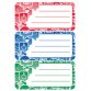 Etiquettes pour livres 'Social Icons', 76 x 35 mm