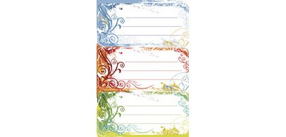 Étiquettes pour livres 'Spirit', 70 x 35 mm,