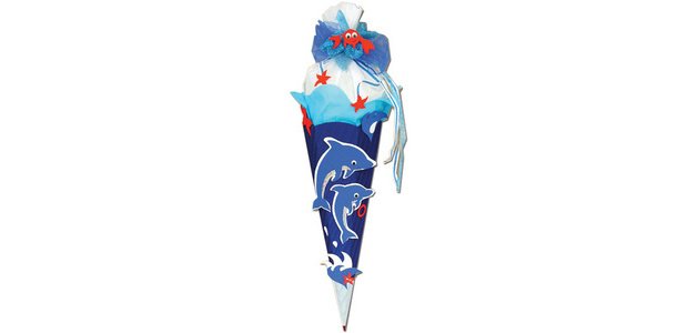 Kit de bricolage de cornet scolaire 'dauphin', hexago-