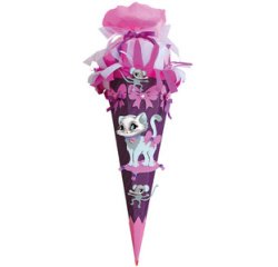 Kit de bricolage de cornet scolaire 'chaton', hexago-