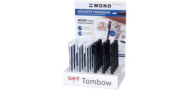 Stylo-gomme 'MONO zero', présentoir de 24