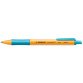 Stylo à bille rétractable pointball, turquoise