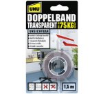 Ruban adhésif pour montage TRANSPARENT, double face