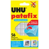 Pastilles adhésives patafix, détachable, transparent
